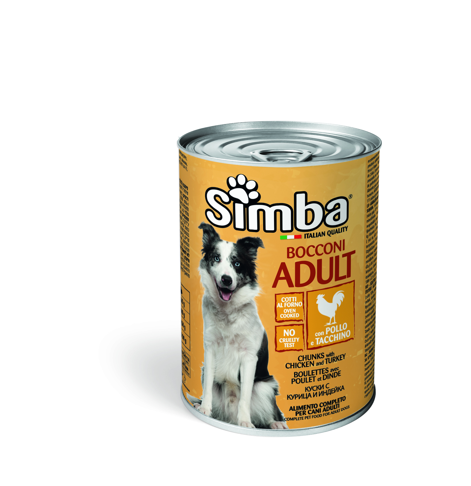 Simba Dog with Chicken Turkey 415gr Box of 24 Cans My Pets W.L.L